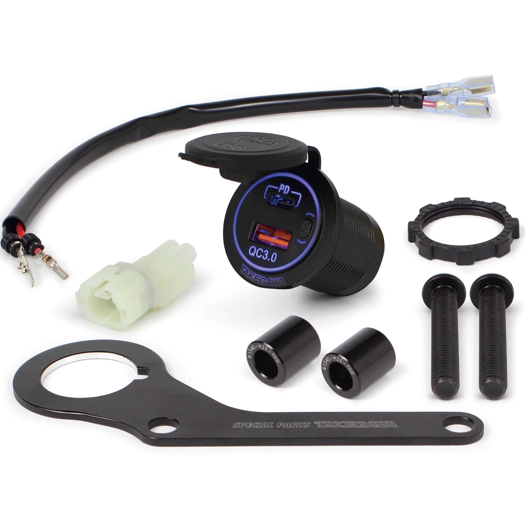 Amazon | スペシャルパーツ武川(TAKEGAWA) USBチャージャー（シガー